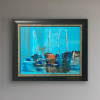 Blue Bay, 16" x 20", Acrylic on canvas